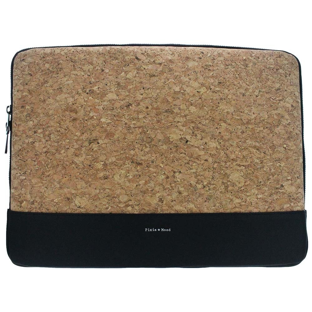 Pixie Mood Cork and Black Laptop Sleeve